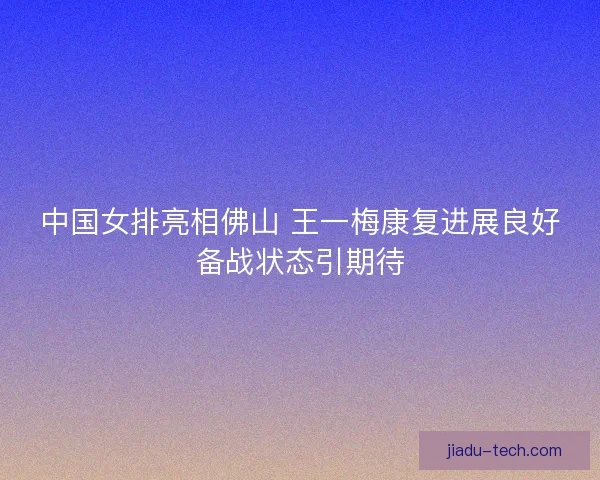 中国女排亮相佛山 王一梅康复进展良好备战状态引期待